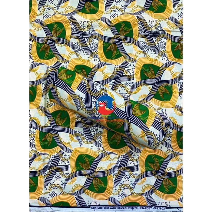 african print fabric,floral, yellow, purple