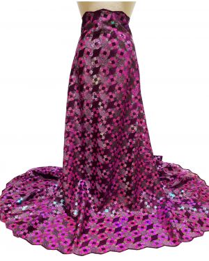 Purple Sequin Lace