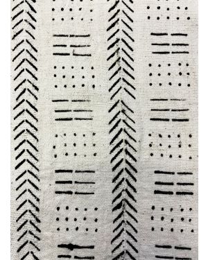 Exclusive Collection Mud Cloth- White & Black 