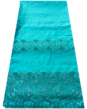 High End Super Quality Swiss Voile Lace 100% Cotton Lace - Mint-Green