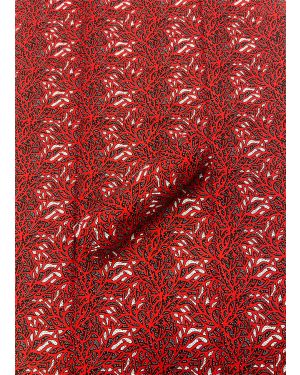 African Wax Print Exclusive and High Quality-  White, Red, Black