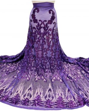 Stretch Sequin in Purple 