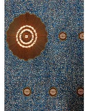 Traditional Pattern African Ankara Wax Print
