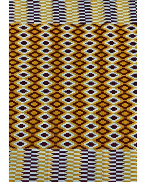 African Blue / White Kente Print Fabric Kente Ghana Wax Cloth AF-4037 –  Three Little Birds Sewing Co.